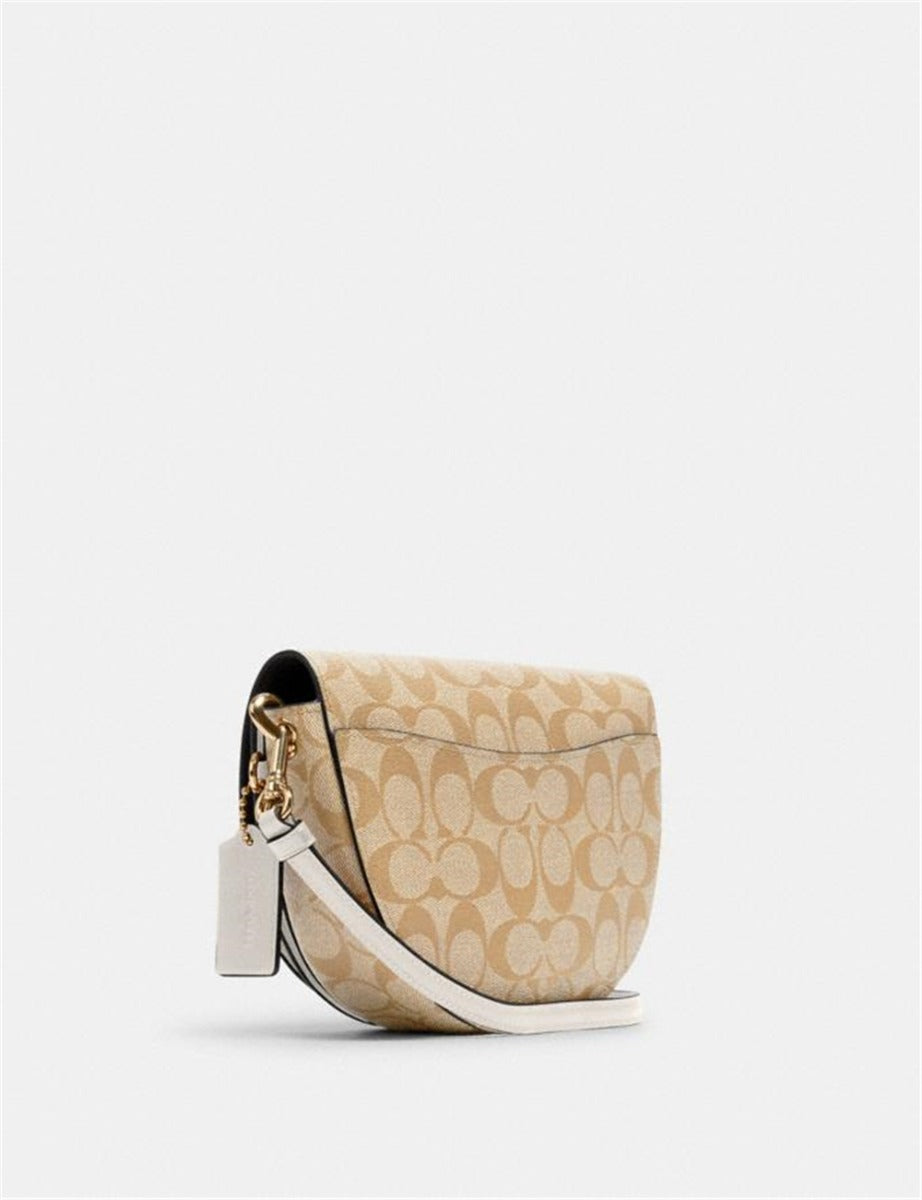Coach C1430 Ellen Crossbody In Signature Canvas Light Khaki/Chalk Coach C1430 Ellen Crossbody In Signature Canvas Light Khaki/Chalk